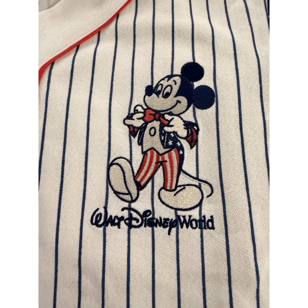 2026 Walt Disney World Mickey Mouse American Original Baseball Jersey USA 250th! - Picture 3 of 10